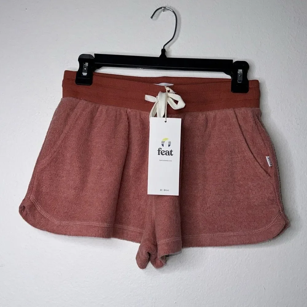 Feat BlanketBlend  Fleece Drawstring Lounge Shorts Small